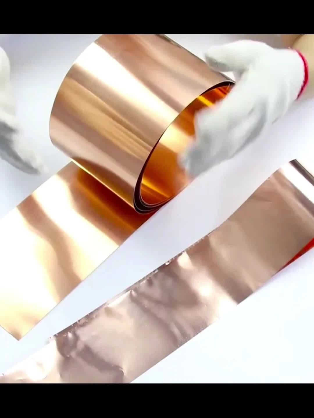 99.9% Pure Copper Cu Thin Metal Sheet Roll Foil Plate Strip T2 Thick 0.01mm-1mm