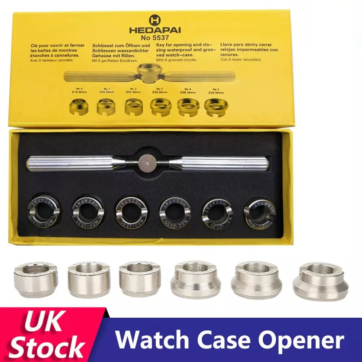 Watch Case Opener 5537 Watch Back Remover Closer Repair Tool for Rolex Tudor - HomeDIYer