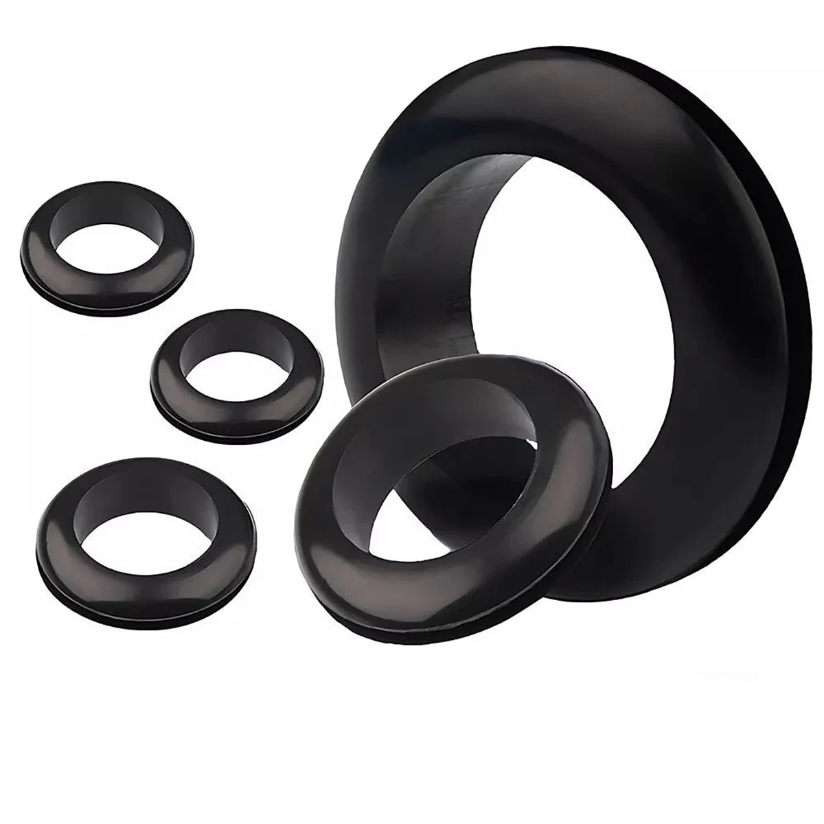 Wiring Grommets - Rubber Open Grommet - For Cable Wire Panel Car Hole 3mm - 60mm