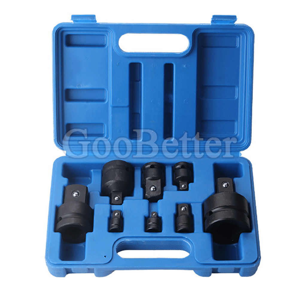 8Pcs Impact Socket Adaptor Reducer Set 1/4" 3/8" 1/2" 3/4" 1" Convertor Adaptors - HomeDIYer