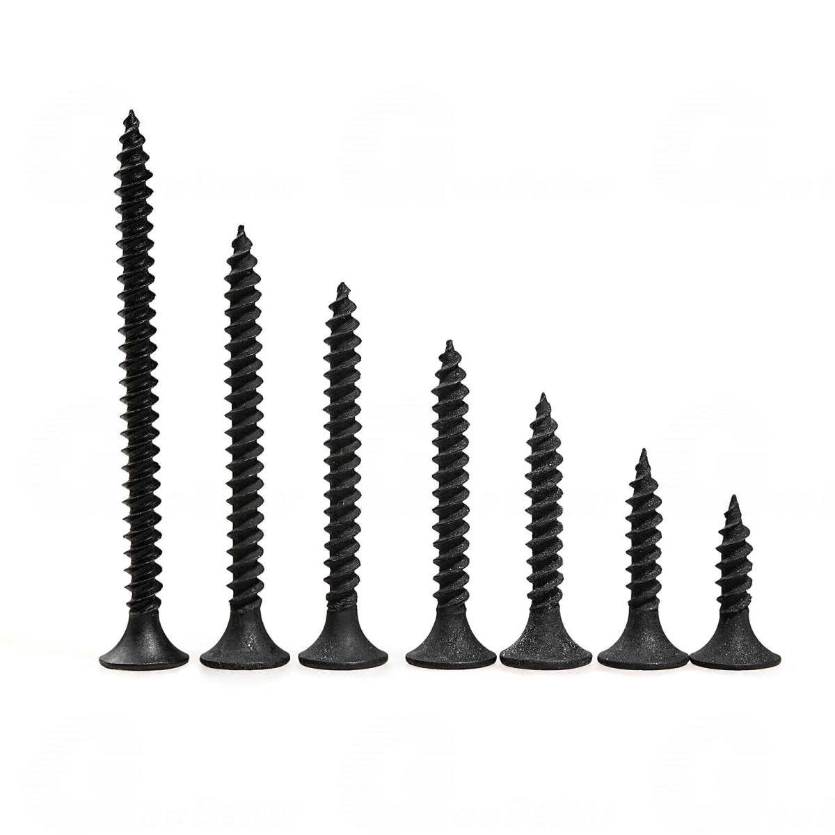 220 Pcs Drywall Screws Trumpet Head Phillips Head Black Drywall Screw - HomeDIYer