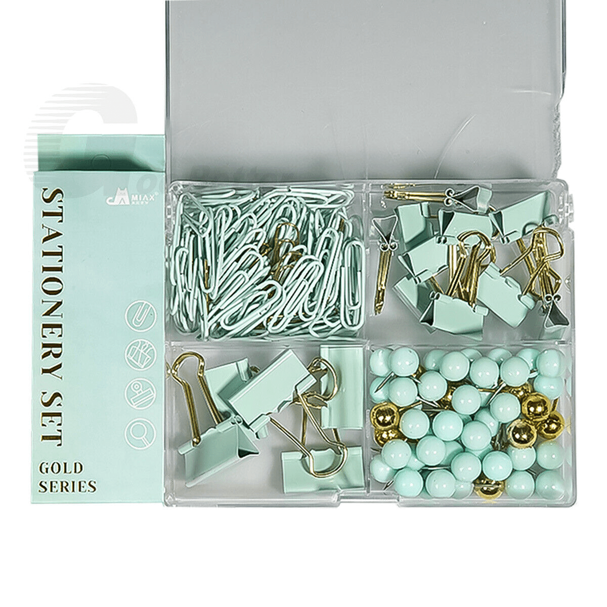 165 Pcs Foldback Staples Paper Clips/Letter Clips For Cards Office Documents - HomeDIYer