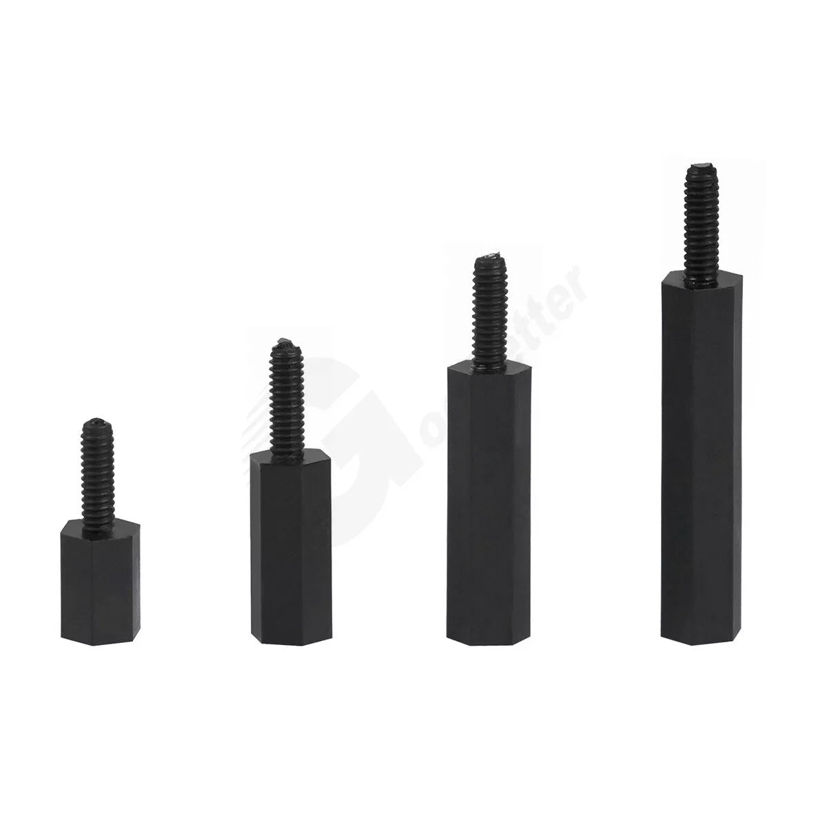 320Pcs M2 Nylon Male Female Hex Column Standoff Spacer PCB Board Screw Nut Kit - HomeDIYer