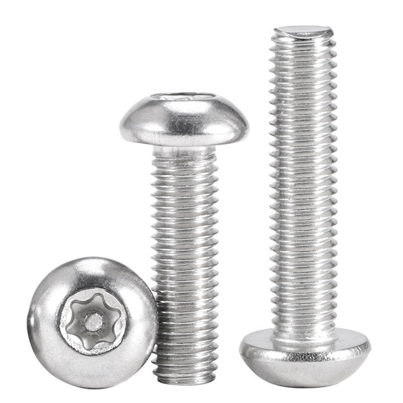 A2 Stainless Steel Pan Head Torx Screws – M1.4 to M12, 304 Stainless for Marine & Chemical Use