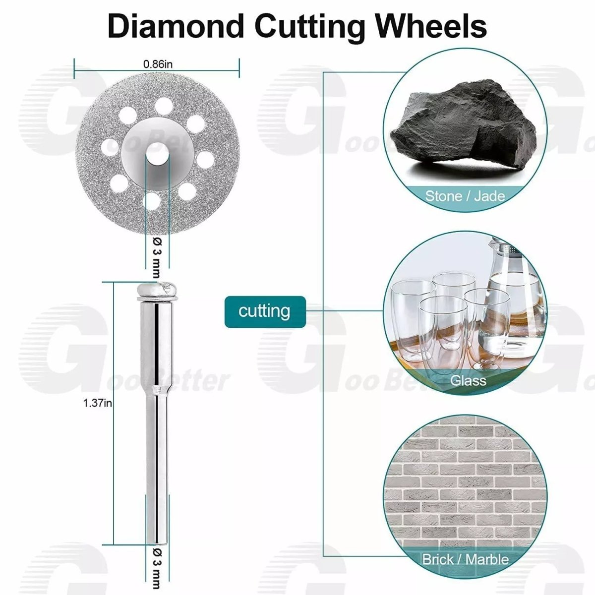 31Pcs Cutting Wheel Set for Dremel Rotary Tool HSS Circular Saw Blades Discs - HomeDIYer