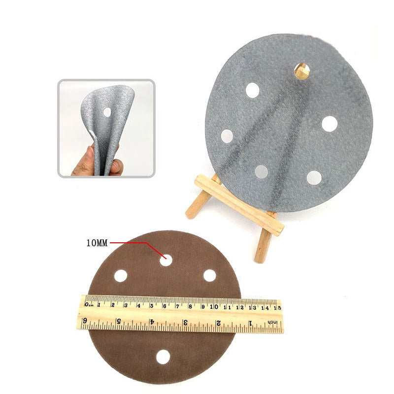 125mm Wet and Dry Sanding Discs 5 inch Sandpaper Hook and Loop Pads 6 Hole