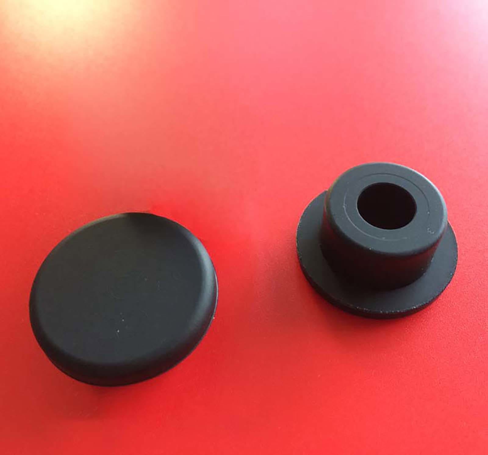 Multiple Black Silicone Hole Plugs (10~29mm) Bulk Collection