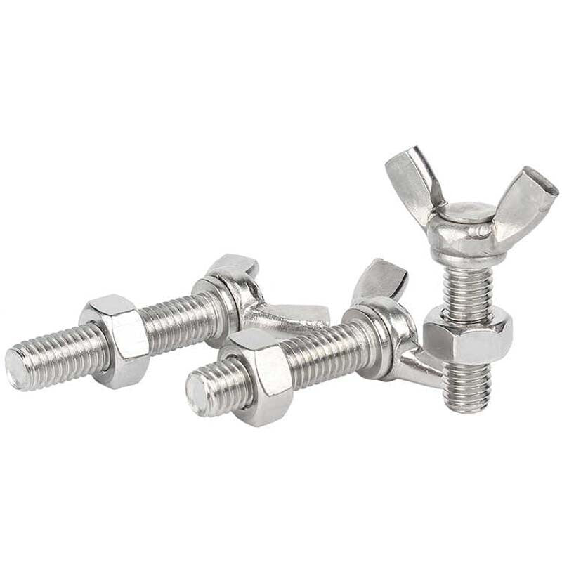 Wing Nuts To Fit Metric Bolts Screws A2 Stainless Steel M3 M4 M5 M6 M8 M10 M12