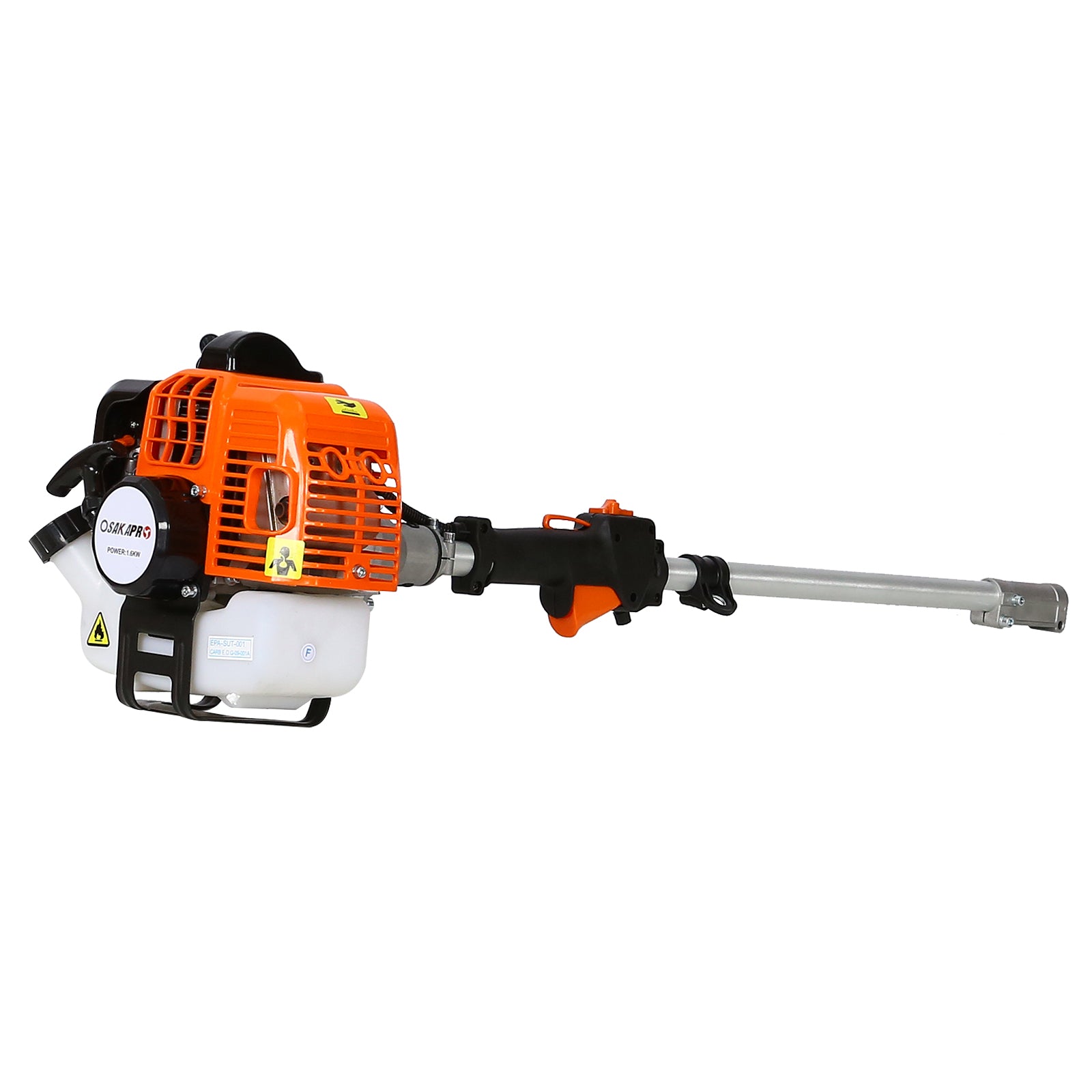 12-in-1 32.6CC 2-Cycle Gas Garden Tool System with Pole Saw, Hedge Trimmer & Brush Cutter