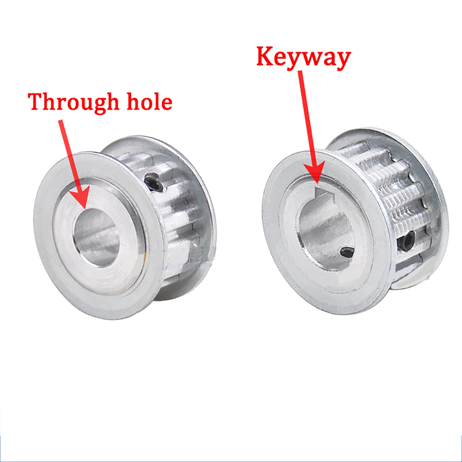 HTD 5M Pulley 10-35T Teeth 5-30mm bore Timing Belt Pulley Wheel for 3D Printer