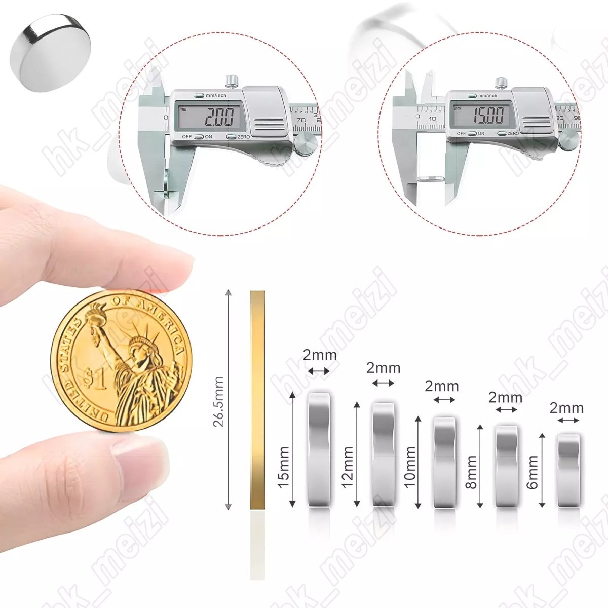 N35 Round Disc Magnets Mini/tiny/small/large Neodymium Rare Magne Various Sizes - HomeDIYer