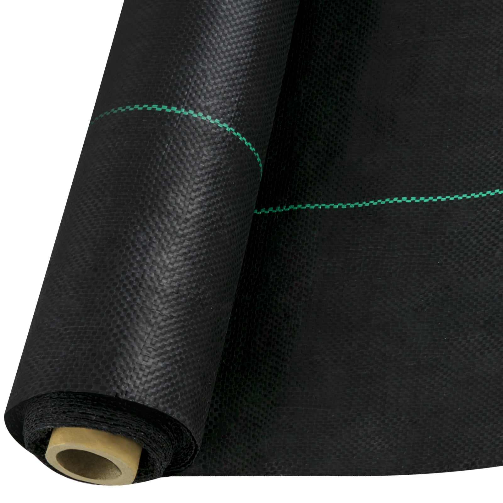 6.5ft x 300ft Premium 3oz Woven Weed Barrier Landscape Fabric — Heavy‑Duty Ground Cover for Flower Beds & Underlayment Black