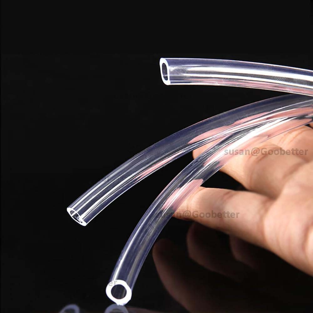 Clear Flexible PVC Tubing — Plastic Hose for Air, Water, Aquarium & Pond