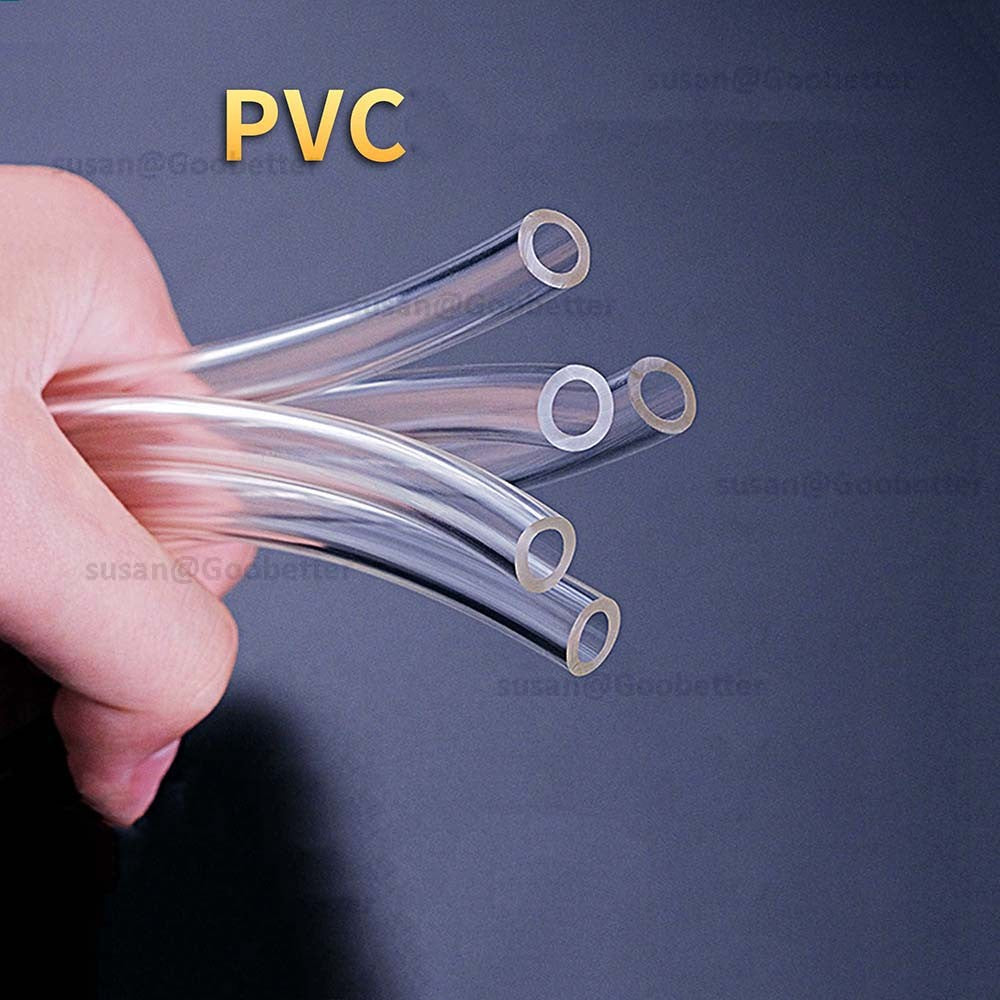 Clear Flexible PVC Tubing — Plastic Hose for Air, Water, Aquarium & Pond