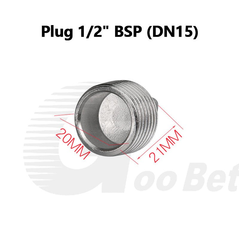 BSP Threaded Stainless Steel Pipe Fittings 304 — Elbow, Tee, Nipple, Socket & More