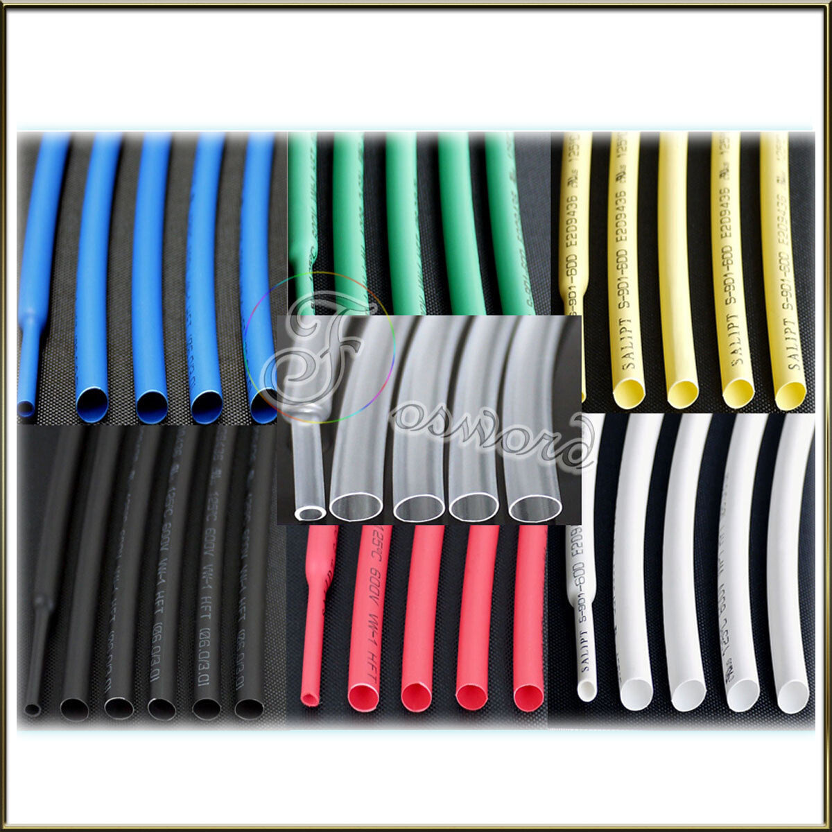 Heat Shrink Tubing 0.6mm 2:1 Ratio Waterproof Electrical Sleeving — Multicolor