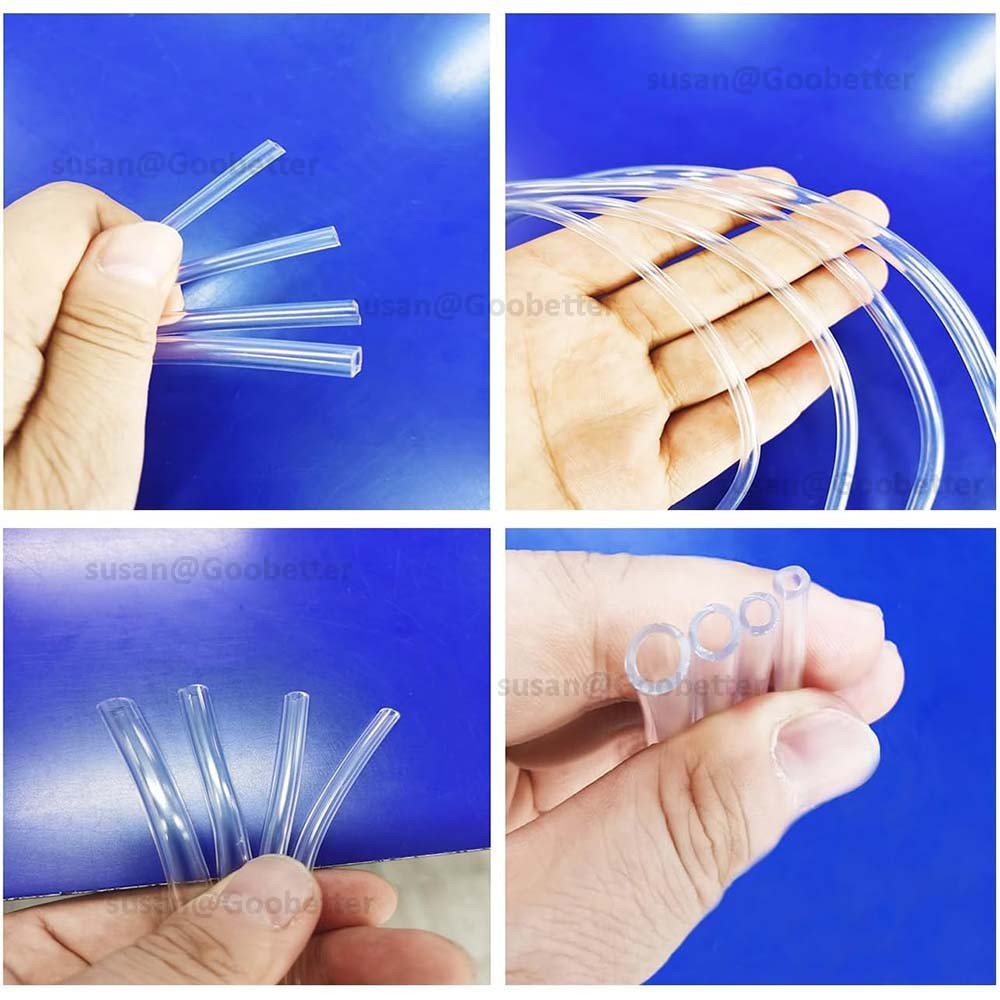 Clear Flexible PVC Tubing — Plastic Hose for Air, Water, Aquarium & Pond