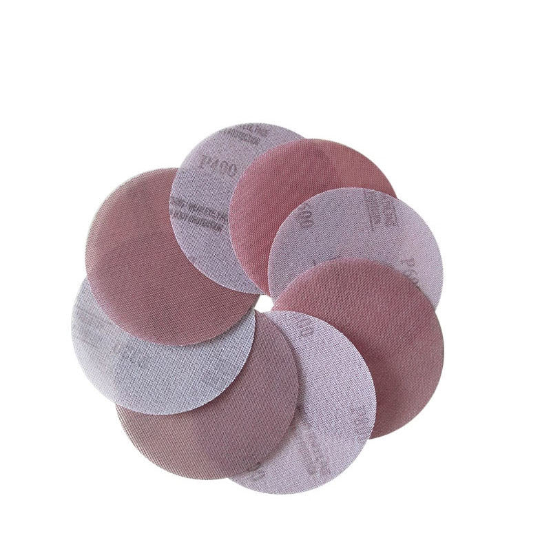 125mm 5" Dust-Free Mesh Sanding Discs Sandpaper Grit 80 120 180 240 320 - 800