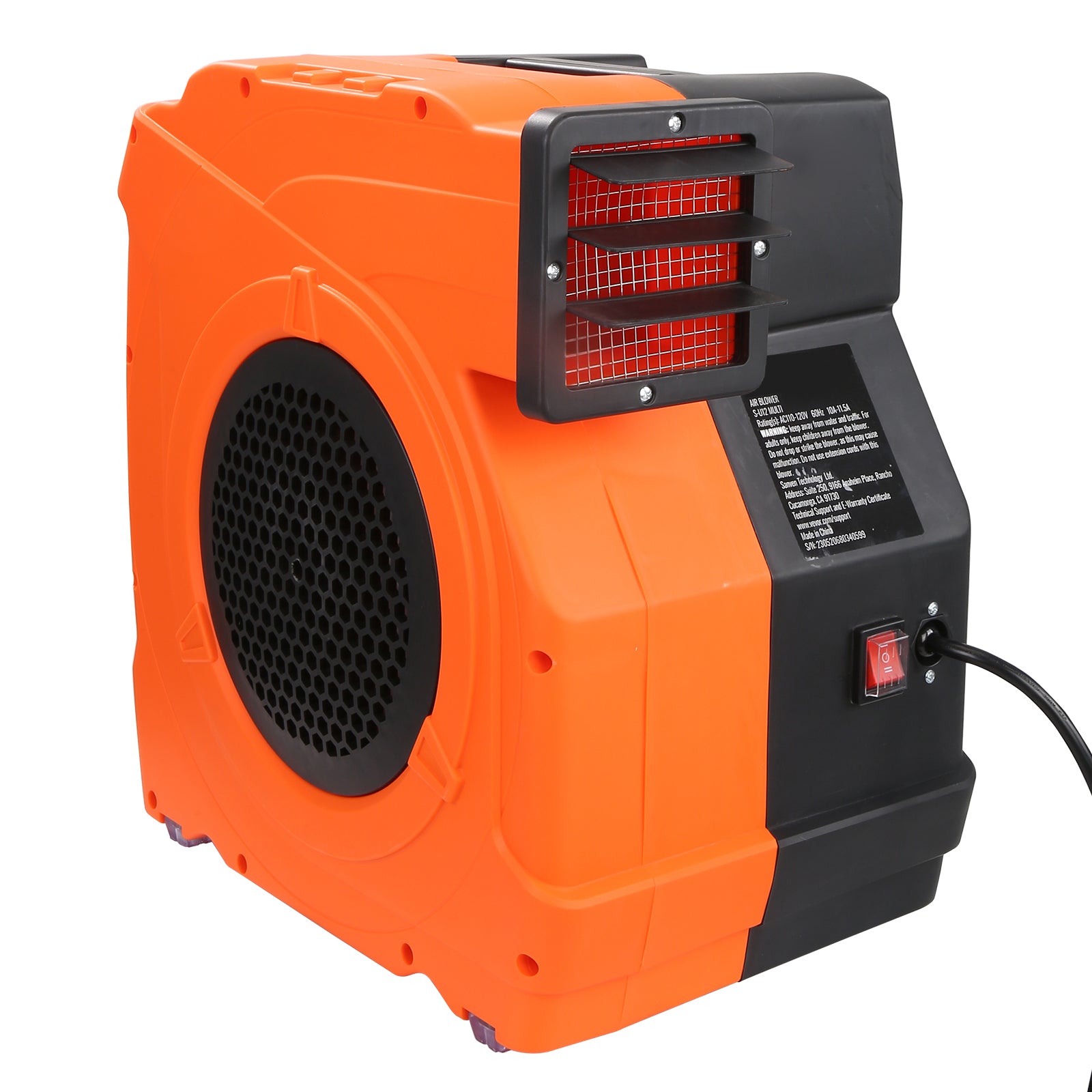 Inflatable Blower, 1100W, 1.5 & 1.7 HP Bounce House Blower, Pump Commercial Air Blower for Inflatables, 3100 RPM Bouncy Castle Electric Fan for Bounce House, Waterslides, Tested to UL Standards