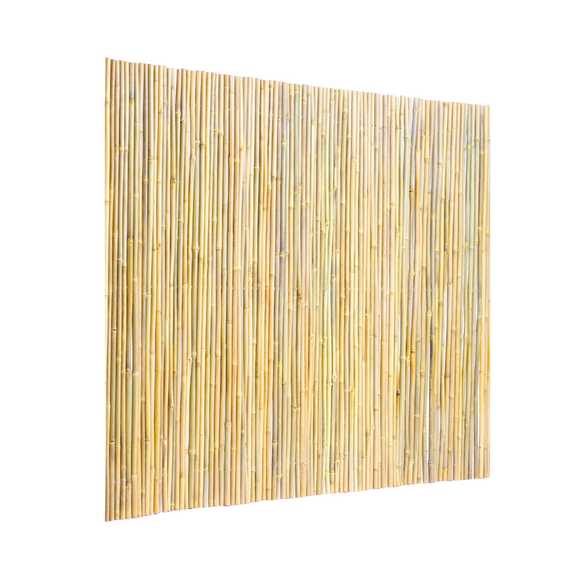 4ft H x 8ft L Natural Moso Bamboo Privacy Fence Roll — Extended Length Outdoor Screen & Garden Decor