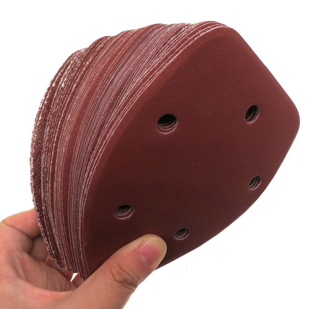 Sandpaper Frosted Sheet Girnding Plate Polished 40~1000Grit 140*140*98mm 6 holes