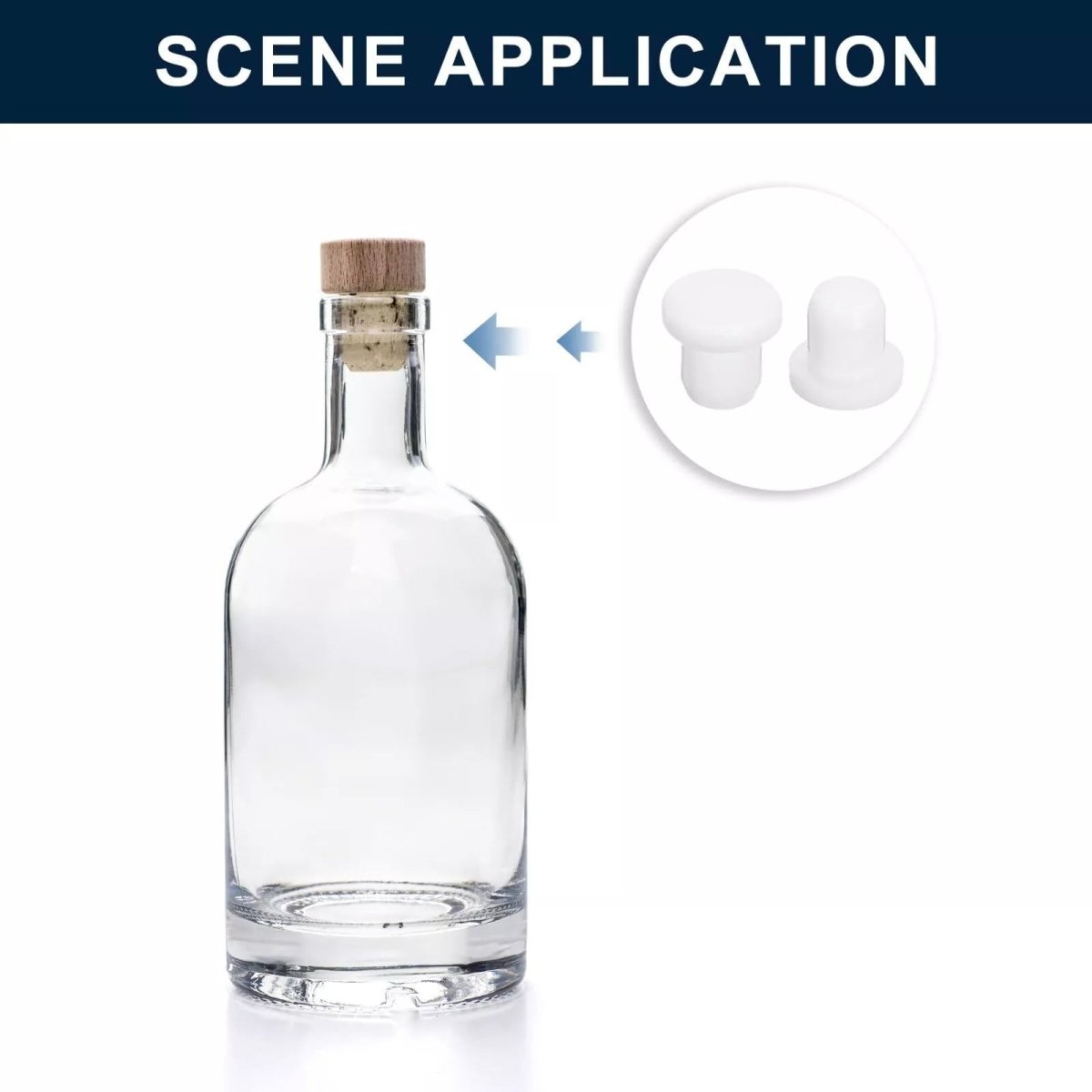 White Hole Plug End Cap Round Solid Silicone Rubber Blanking Seal Bung 3mm - 14mm - HomeDIYer