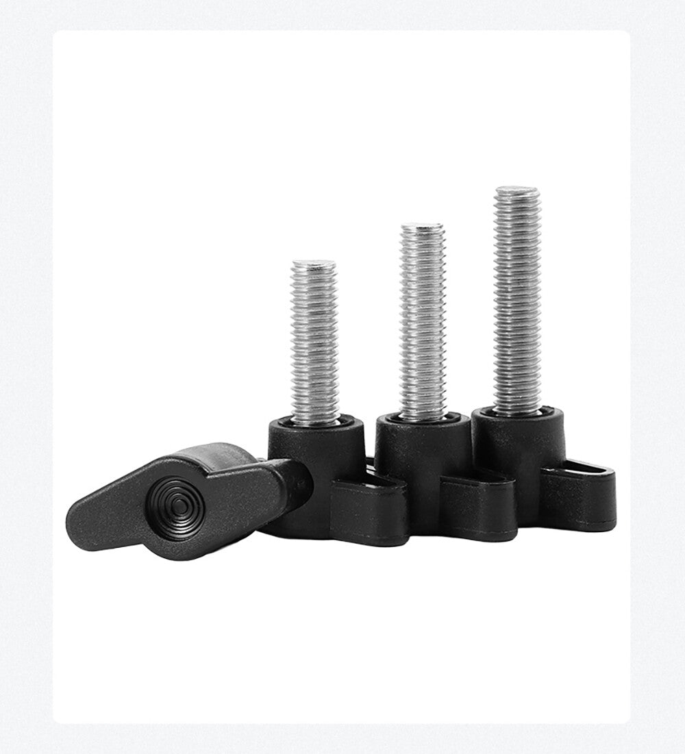 M4 M5 M6 M8 Wing Knob T - Handle Thumb Screw Bolts – Plastic Clamping Knob with Male Thread - HomeDIYer