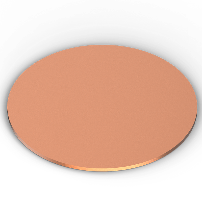 Solid Pure Copper Discs Blanks Round Plate Metal Sheet 0.5-5mm Thick 1-200mm Dia
