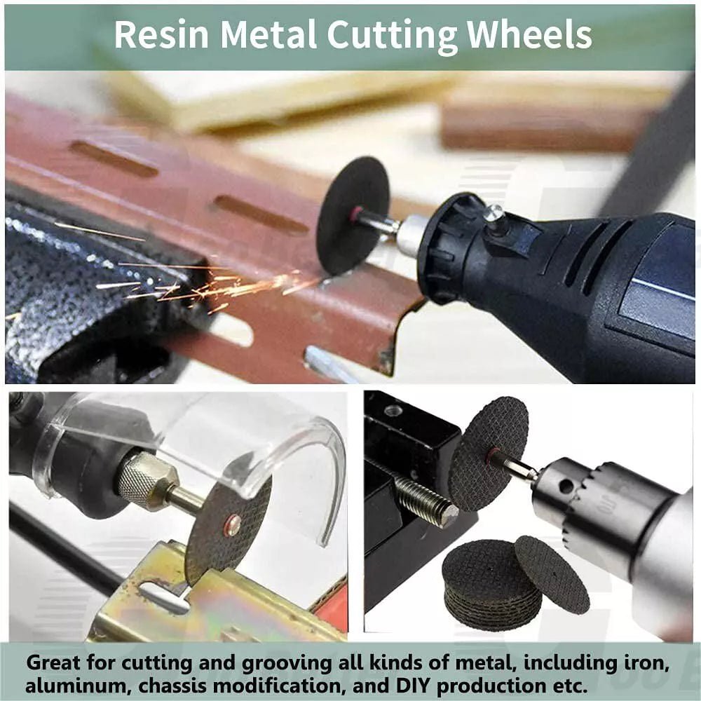 31Pcs Cutting Wheel Set for Dremel Rotary Tool HSS Circular Saw Blades Discs - HomeDIYer