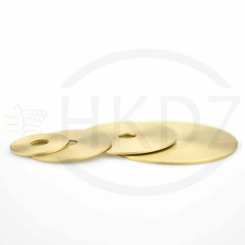 Brass Discs Blanks Metal Round Gasket Sheets Diameter 20mm-150mm Thickess 2mm