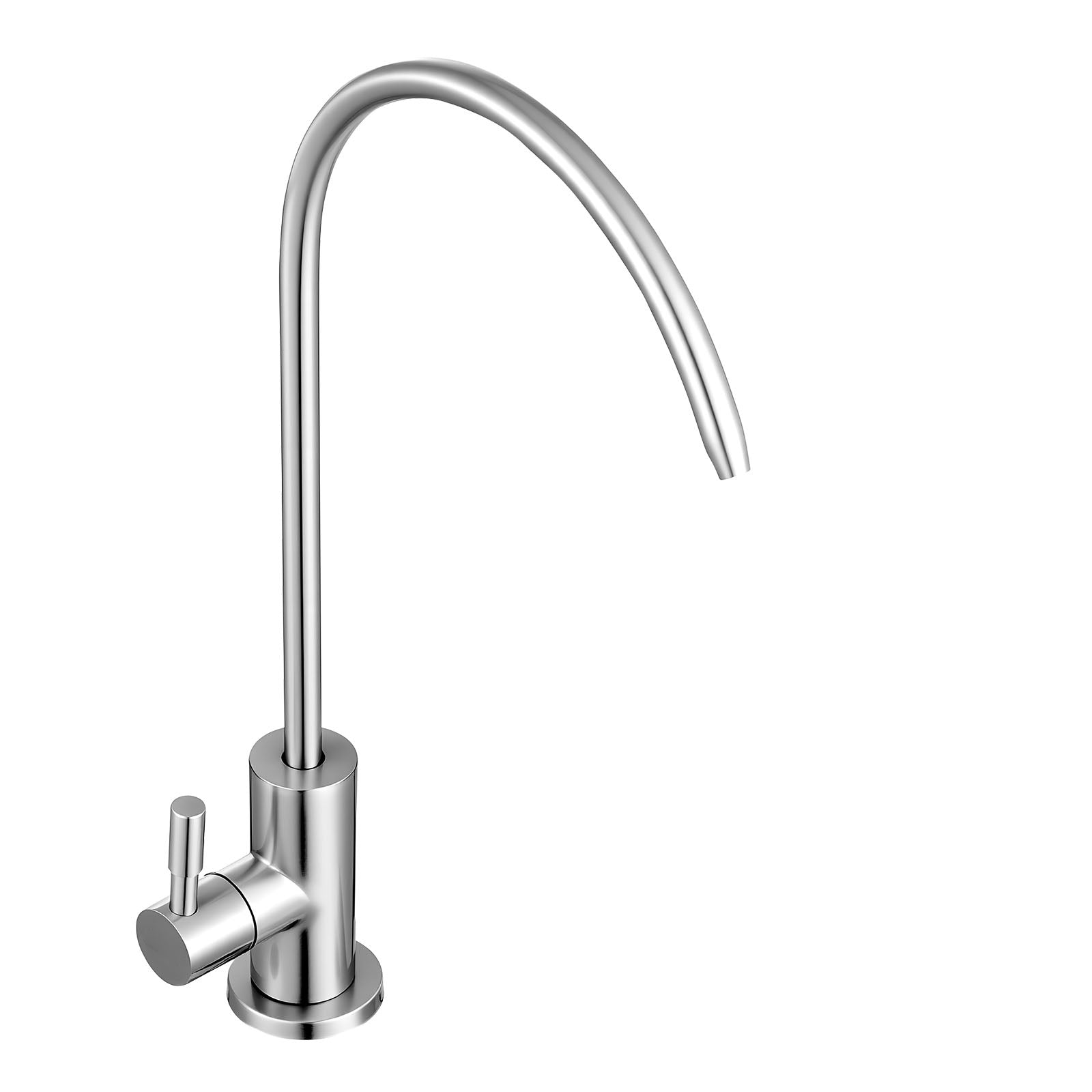Stainless Steel Faucet, Lead-Free Drinking Water Faucets, Reverse Osmosis Faucet with Solid Brass Valve, High Arch Filtered Water Faucets For Kitchen Sink, Bar Counter, Cafe Shop, Brushed Nickel