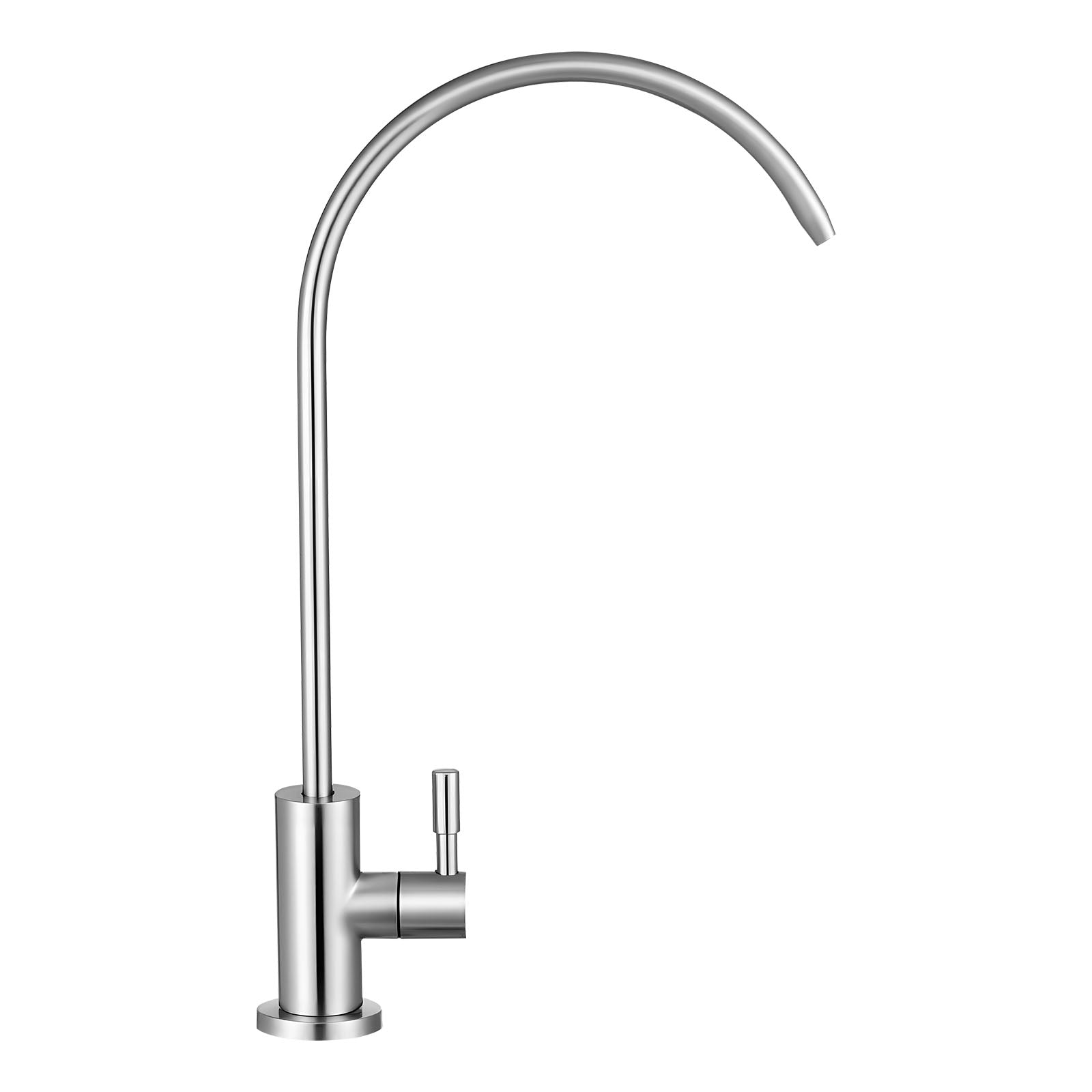 Stainless Steel Faucet, Lead-Free Drinking Water Faucets, Reverse Osmosis Faucet with Solid Brass Valve, High Arch Filtered Water Faucets For Kitchen Sink, Bar Counter, Cafe Shop, Brushed Nickel