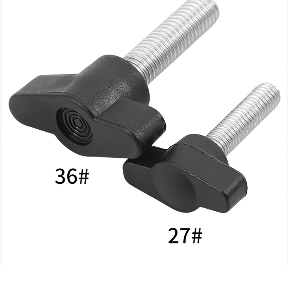 M4 M5 M6 M8 Wing Knob T - Handle Thumb Screw Bolts – Plastic Clamping Knob with Male Thread - HomeDIYer