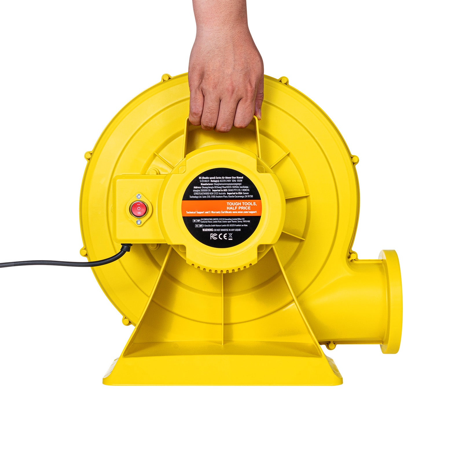 Inflatable Bounce House Blower 1&1.3HP 750W&950W for Commercial Bounce House