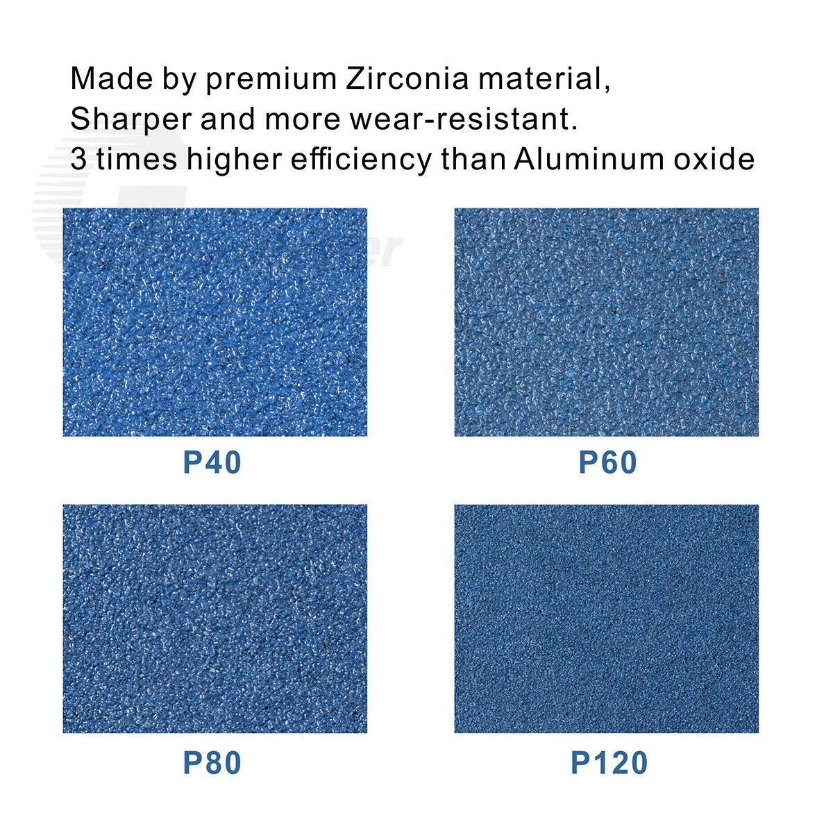 13x457mm Zirconia Corundum Sanding Belt Set 40, 60, 80 & 120 Gri For Power File - HomeDIYer