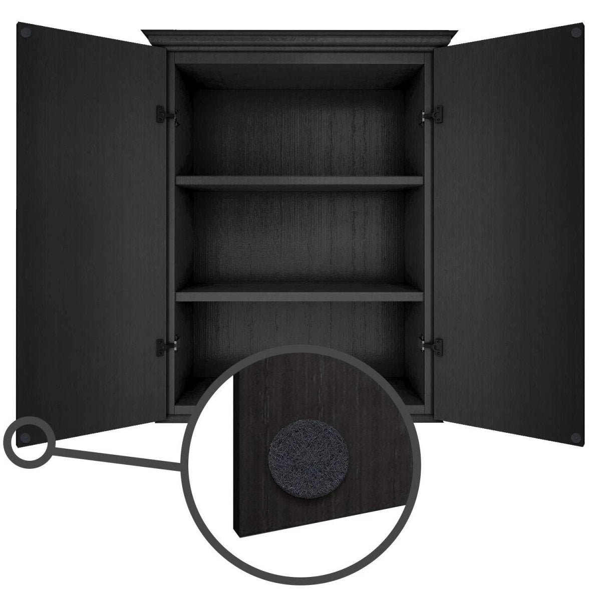 Black Rubber Feet Small&Large Silicone Selfadhesicve Stick On Pads Various Sizes - HomeDIYer