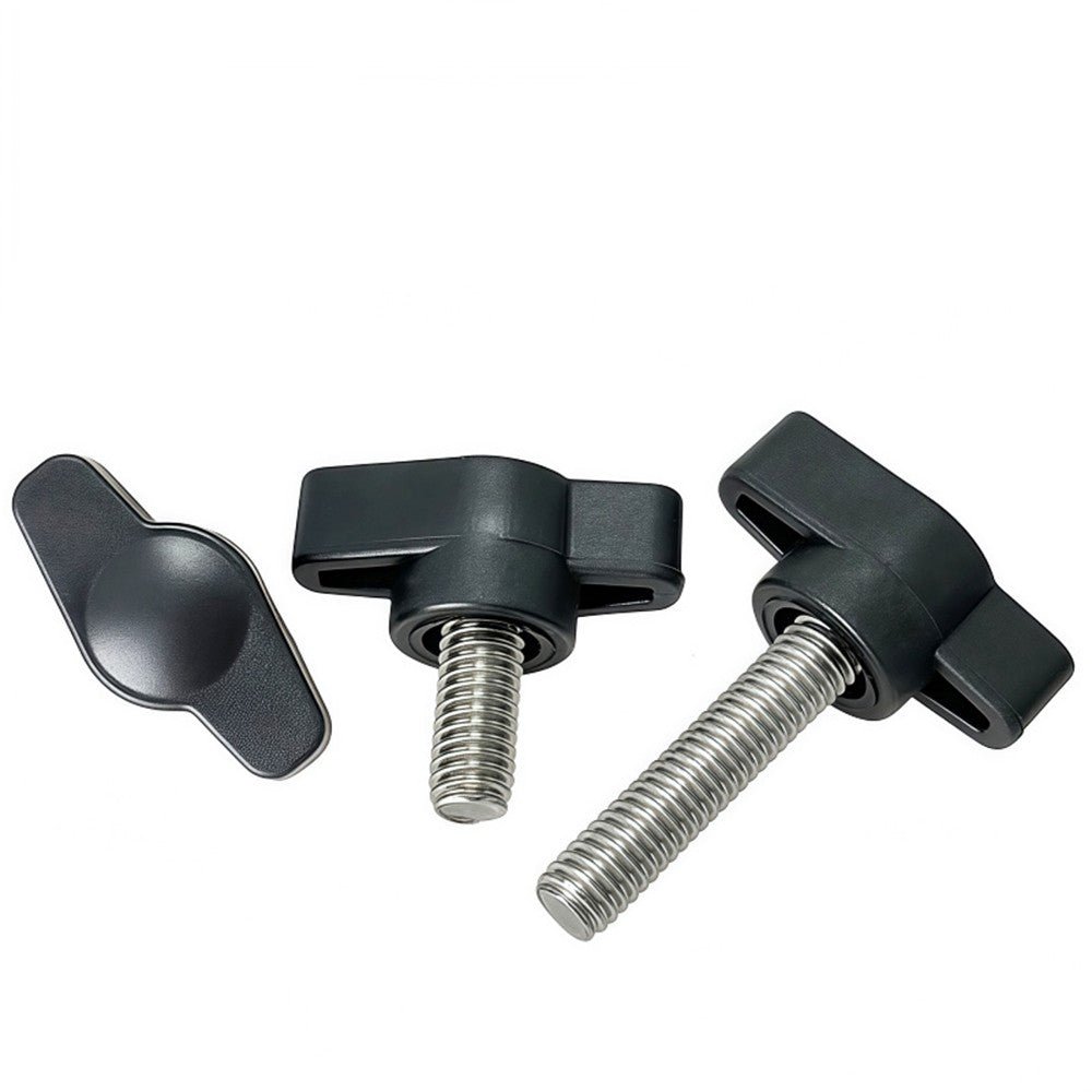 M4 M5 M6 M8 Wing Knob T - Handle Thumb Screw Bolts – Plastic Clamping Knob with Male Thread - HomeDIYer