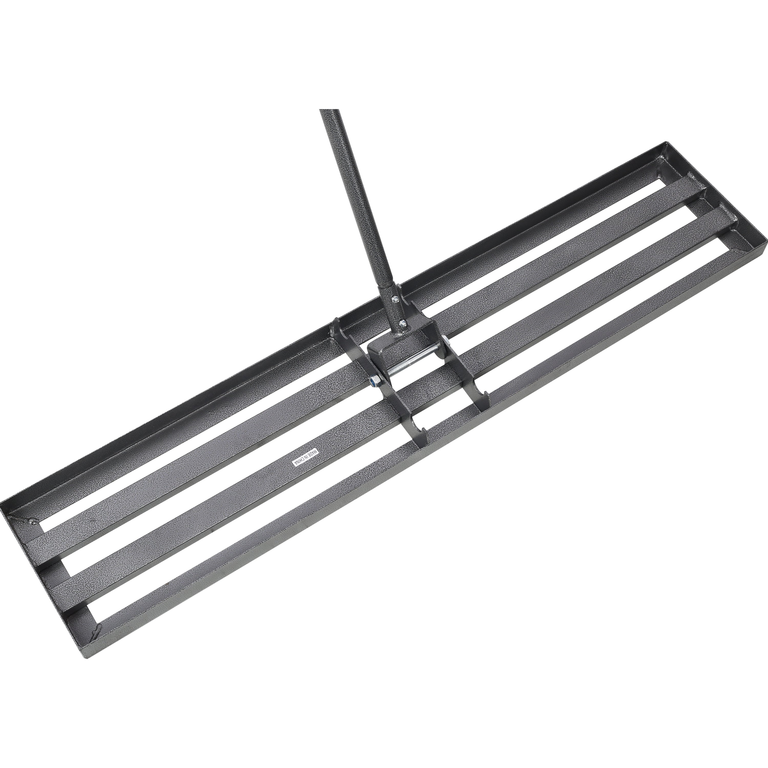 Lawn Leveling Rake, 48"x10" lawn Leveling Tool, Heavy Duty Effort Saving Lawn Level Tool, 7FT Steel Handle Lawn Leveler for Yard Garden Golf Course, Ease Level Soil Sand Dirt Surfaces and Fertilizer