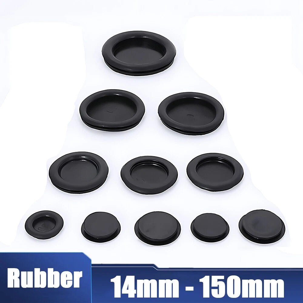 Blanking Grommets Rubber Grommet Closed Gromet Blind Plug Bung Bungs - All Sizes - HomeDIYer