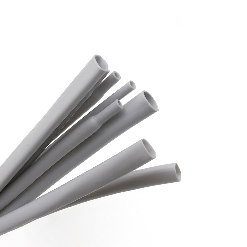 Heat Shrink Tubing Grey 2:1 Ratio — Ø1mm to Ø50mm, 1M–10M
