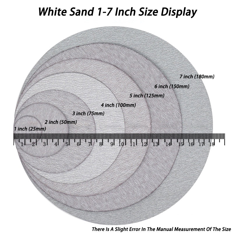 1" Inch 25mm Sanding Disc Sandpaper Dry Use Hook & Loop Sandpaper 60#-1000# Grit
