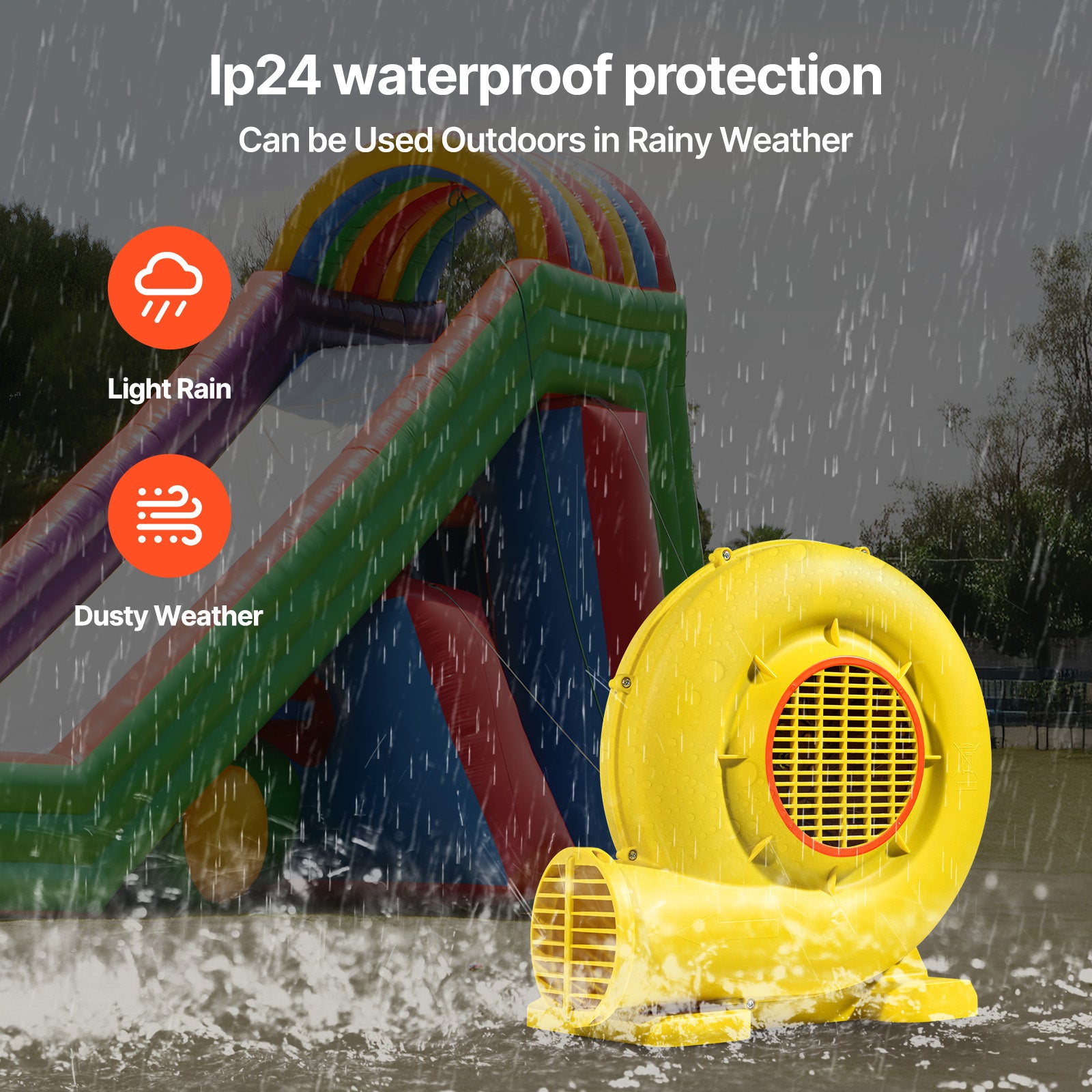 Inflatable Bounce House Blower 1&1.3HP 750W&950W for Commercial Bounce House