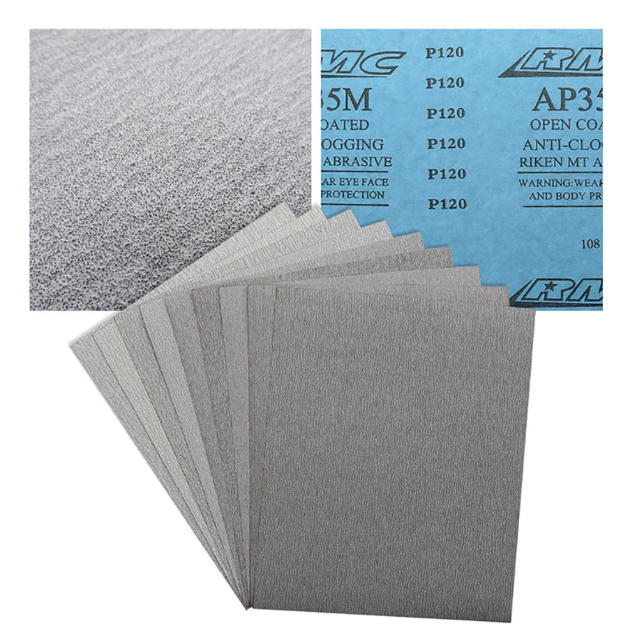 230x280mm RMC AP35M Dry Use Abrasive Sandpaper Grit 80# - 800# Sand Paper Sheets