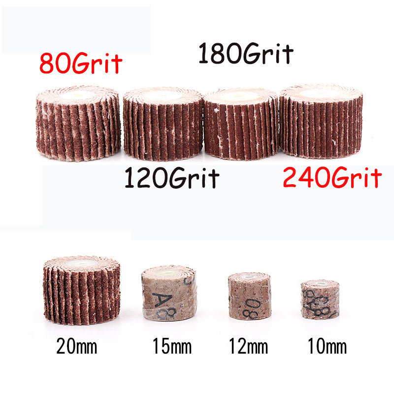 Sandpaper Grinding Head Polishing Chiba Wheel 80 120 180 240 320 400 600 Grit