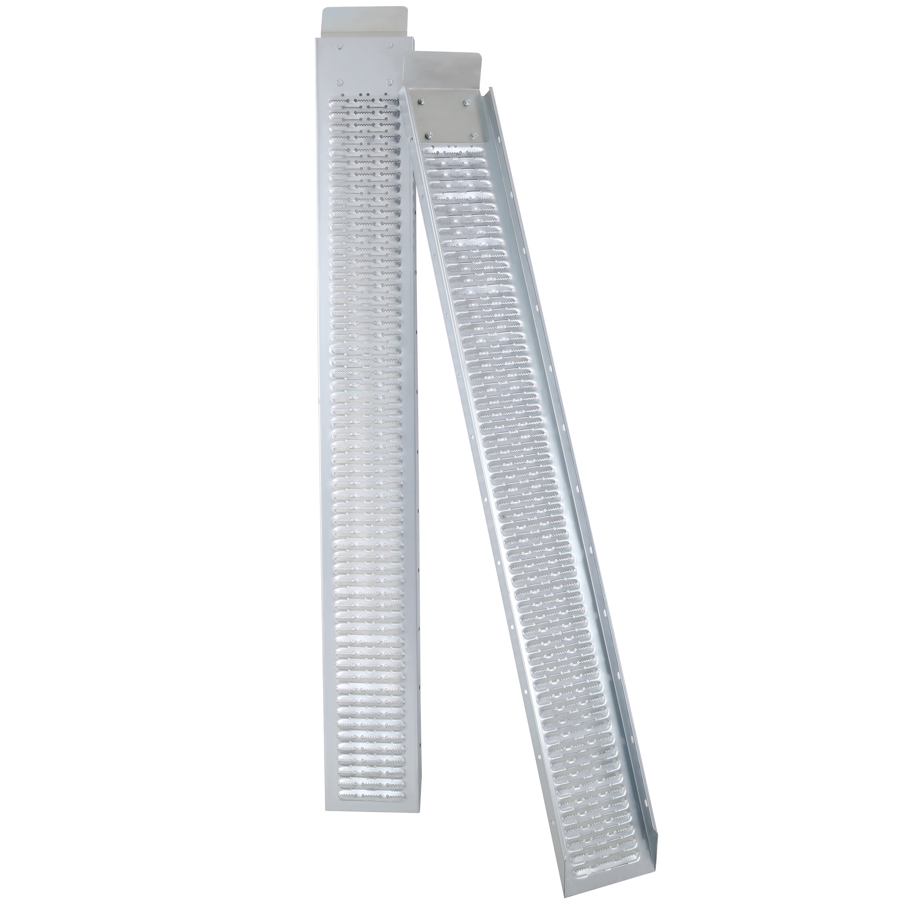 74" L Loading Ramps, 960lbs Capacity Loading Ramps for Pickup Trucks, Steel Motorcycle Ramp, Dirt Bike Ramp for Truck, Lawn Mower, Snowblower, ATV, Quad, Pack of 2 ,with 2pcs tie straps,1pair gloves
