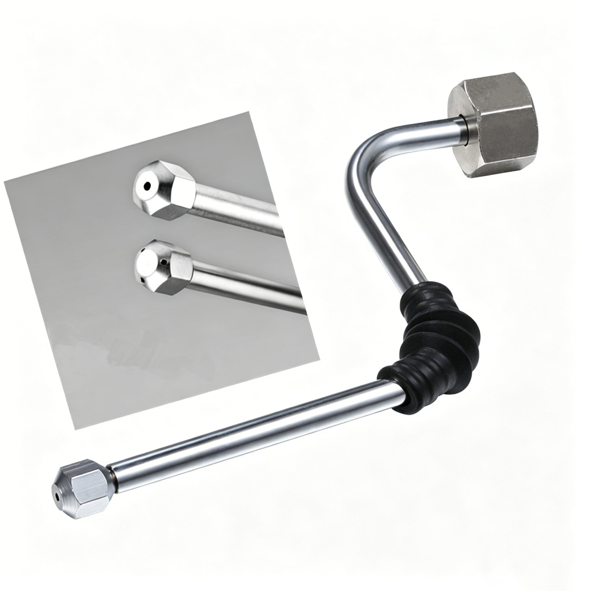 Delonghi Coffee Machine Steam Wand Replacement Kit – 3-Hole & Single-Hole Nozzles, Frothing Steam Tube Parts