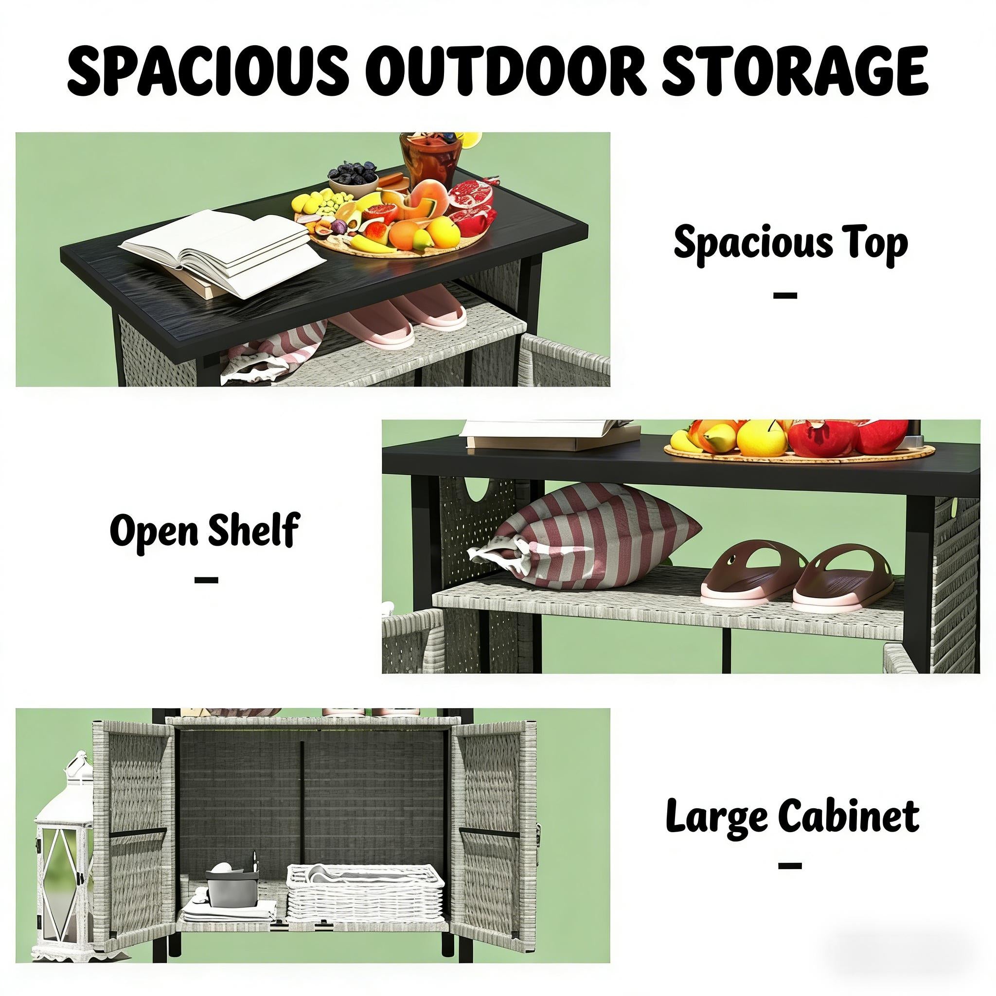 Coffee Table,Outdoor Towel Storage Cabinet Organizer,Outdoor Bar Table
