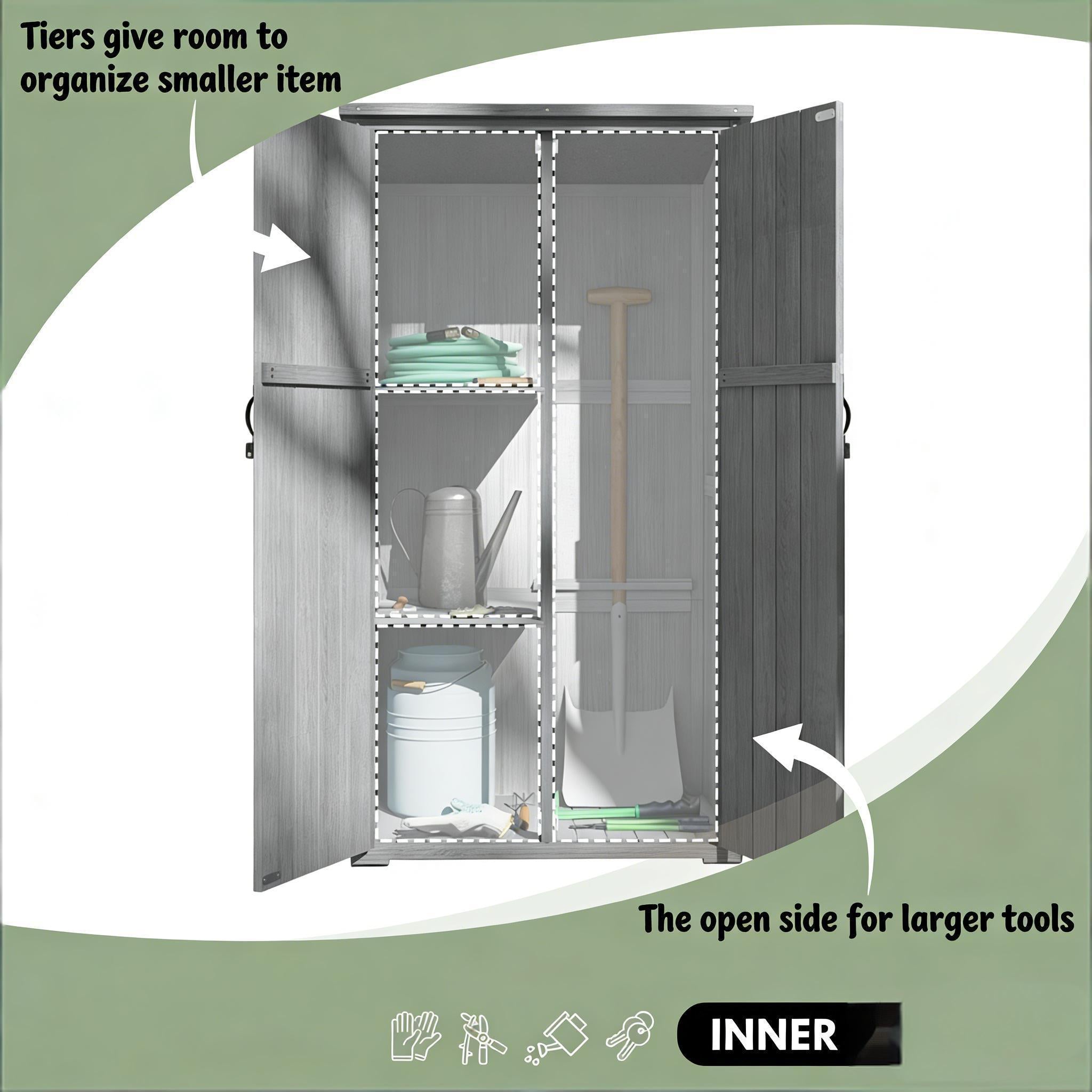 Wooden Floor Storage Cabinet,Freestanding Storage Cabinet,Outdoor Storage Cabinet