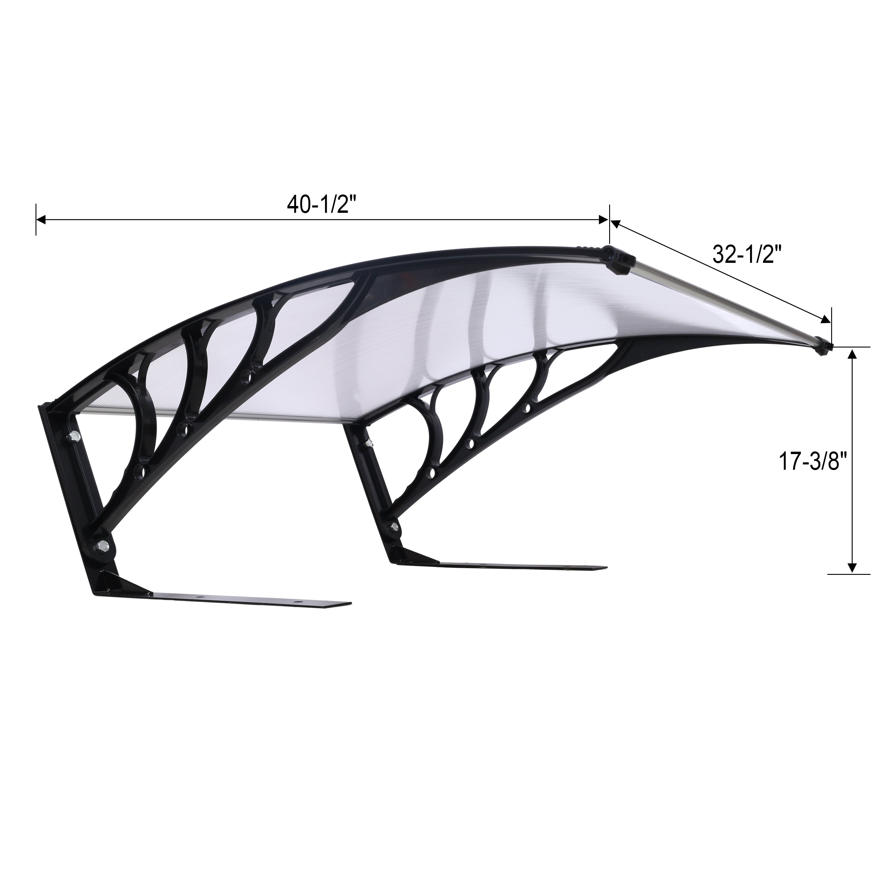 Outdoor Shade Cover Designed for Robotic Lawn Mowers, Portable Garage Roof for Robot Mowers, Weather Resistant Polycarbonate Canopy