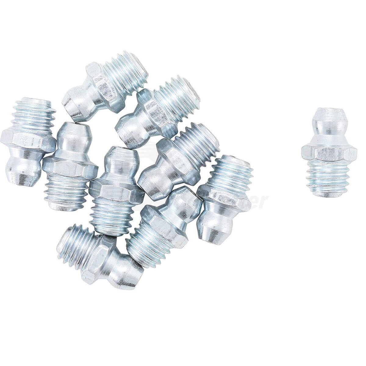 110x Grease nipple assortment Tapered grease nipple Straight Degree 45° 90° M6 - M10 Set - HomeDIYer